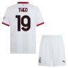 Officiële Voetbalshirt + Korte Broek AC Milan Theo 19 Uit 2024-25 - Kids